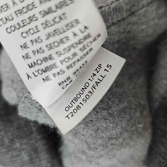 Toad&Co Outbound 1/4 Zip Pullover Sweater Size Large - Picture 7 of 8